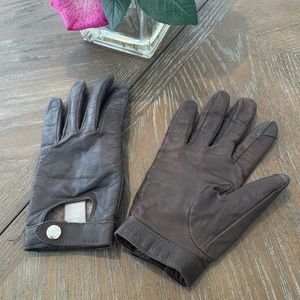 Banana Republic leather gloves